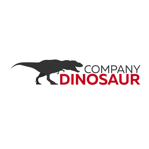 Konsep logo Dinosaur. Diplodocus. Ilustrasi periode Jurassic . - Stok Vektor