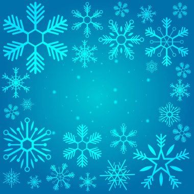 Mutlu Noeller ve mutlu yeni yıl. Noel arka plan. Kar. Vektör çizim.