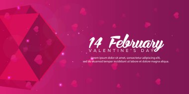 Sevgililer günün kutlu olsun. Pembe Pembe zarfta. Vektör düz çizim.