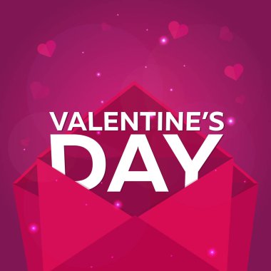 Sevgililer günün kutlu olsun. Arka plan yürekleri. Vektör düz çizim.