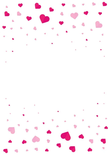 Happy Valentines Day. Background with hearts. Vector flat illustration. — Stock Vector