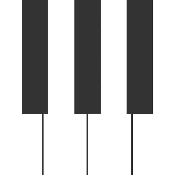 Zongora koncert poszter design. Élő zene koncertet. Zongora billentyűk. Vektoros illusztráció. — Stock Vector