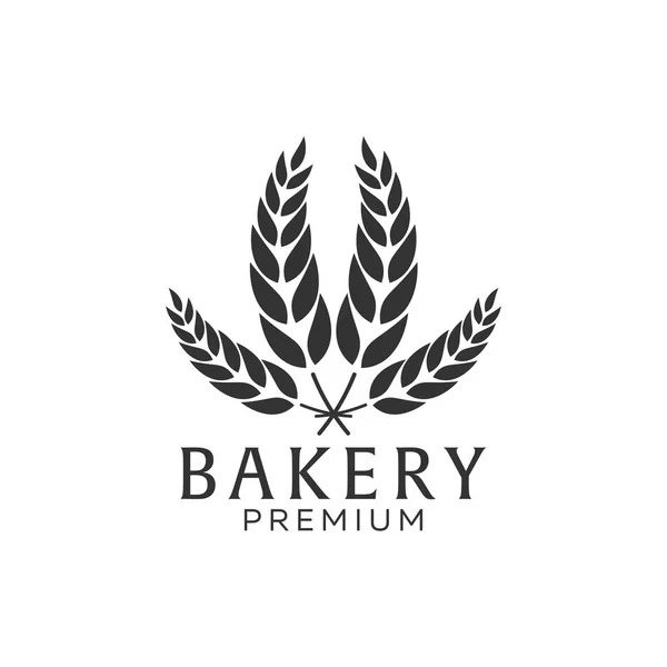 Panadería emblema de la tienda, etiquetas, logotipo y elementos de diseño. Pan fresco y trigo. Ilustración vectorial . — Archivo Imágenes Vectoriales