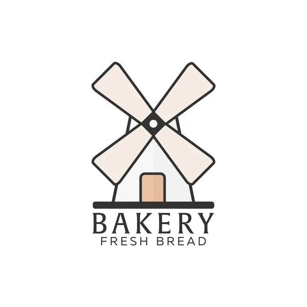 Bäckereiemblem, Etiketten, Logo und Designelemente. frisches Brot. Vektorillustration. — Stockvektor
