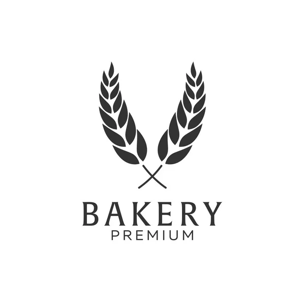 Bakkerij winkel embleem, etiketten, logo en design-elementen. Vers brood en tarwe. Vectorillustratie. — Stockvector