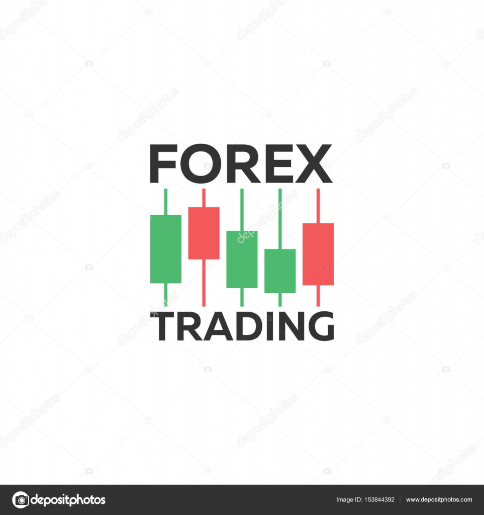 Logo Candlestick Chart Analyse Im Forex Borse Handel Stockvektor - 