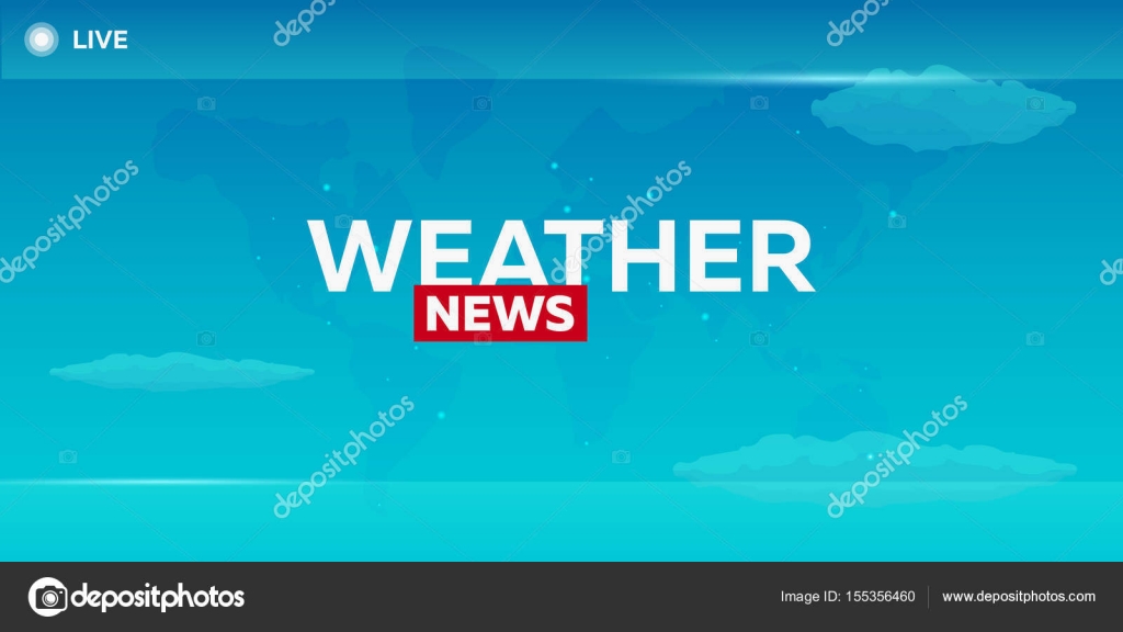 Mass Media Weather News Breaking News Banner Live Television Studio Tv Show Stock Vector Image By C Leo Design