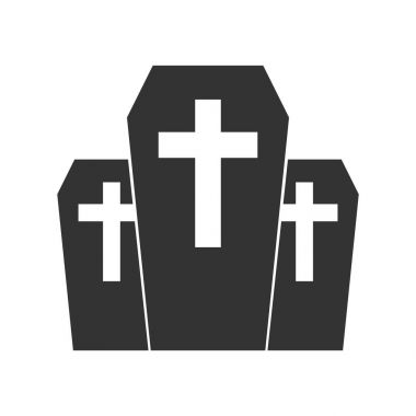 Cenaze evi girişim tören hizmet. Cenaze Ajansı. Vektör logo ve amblem.