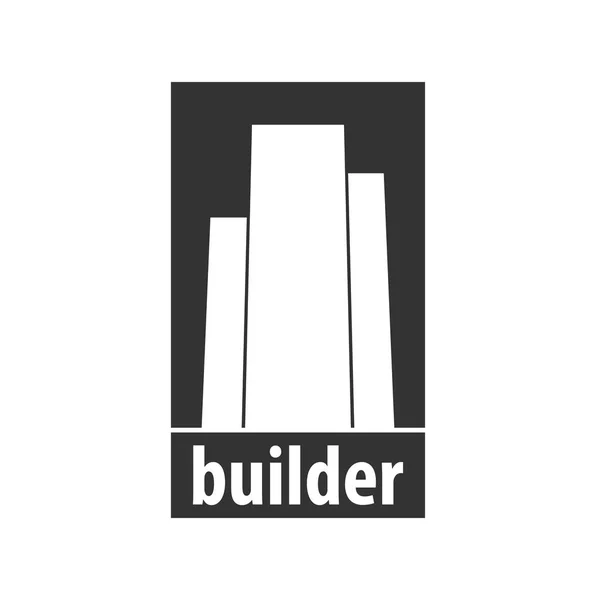 Épület logó. Tervezési osztály. Modern épületek. Vállalat ikonok. — Stock Vector