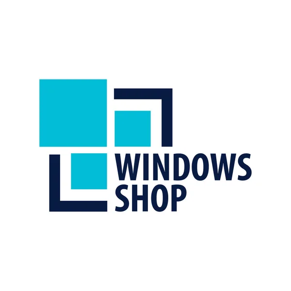 Logo Windows Store. Compagnie d'installateurs. Illustration vectorielle . — Image vectorielle