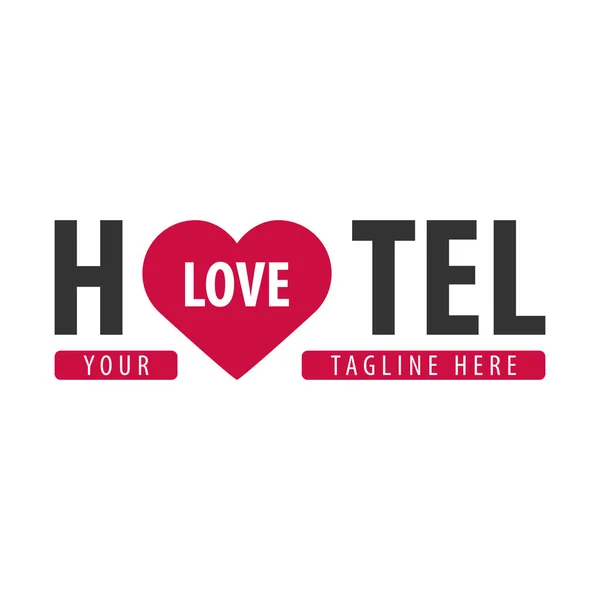Hostel logo. Hotel logo. Travel rest place. Vector illustration. — Stock Vector