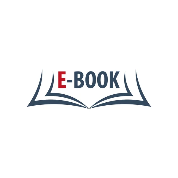 Логотип интернет-магазина. Образование и книжная эмблема. Векторная иллюстрация . — стоковый вектор