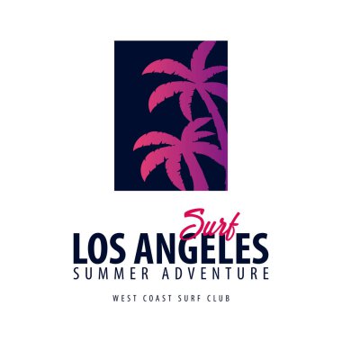 Sörf logo ve amblemler için Surf Club veya dükkan. Vektör çizim.