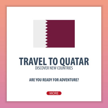 Quatar için seyahat. Keşfetmek ve yeni ülkeler keşfetmek. Macera seyahat.