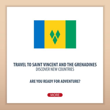 Saint Vincent ve Grenadinnes için seyahat. Keşfetmek ve yeni ülkeler keşfetmek. Macera seyahat.