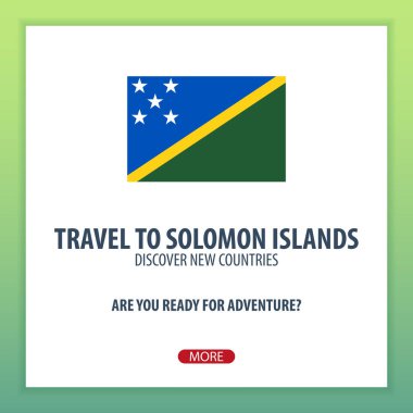 Solomon Adaları'na seyahat. Keşfetmek ve yeni ülkeler keşfetmek. Macera seyahat.