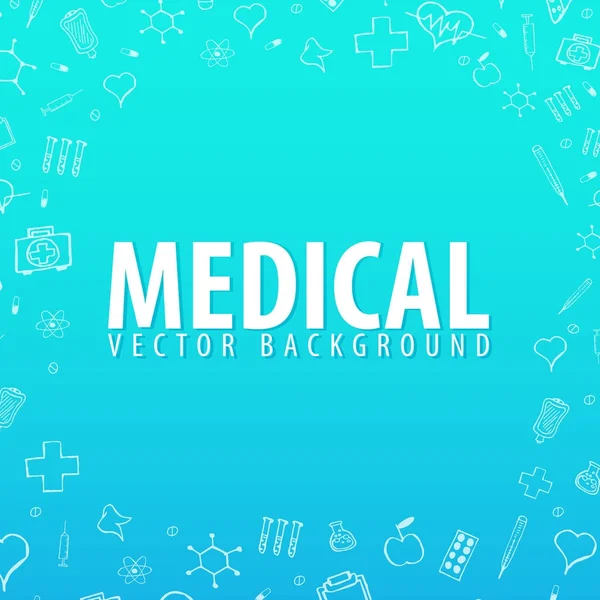 Tıbbi geçmişi. Sağlık. Vektör tıp çizim.