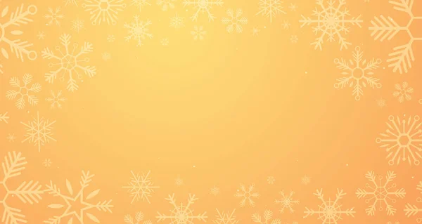 Καλά Χριστούγεννα και Ευτυχισμένο το νέο έτος. Νιφάδες χιονιού. Εικονογράφηση διάνυσμα. — Διανυσματικό Αρχείο