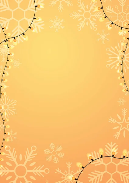 Καλά Χριστούγεννα και Ευτυχισμένο το νέο έτος. Νιφάδες χιονιού. Εικονογράφηση διάνυσμα. — Διανυσματικό Αρχείο