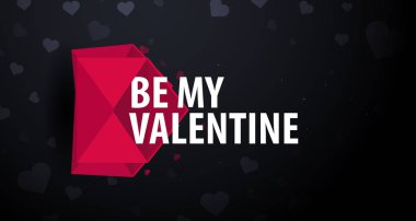 Sevgililer Günü Satılık arka plan. Duvar kağıdı, el ilanları, davet, afiş, broşür, fiş, afiş. Vektör çizim.