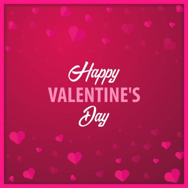 Sevgililer Günü Satılık arka plan. Duvar kağıdı, el ilanları, davet, afiş, broşür, fiş, afiş. Vektör çizim.