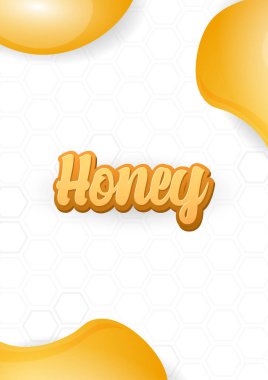 Balpeteği geçmişi olan taze organik bal sıvısı..