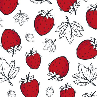 Çilekli böğürtlenler. Böğürtlenli gıda tasarımı şablonu.