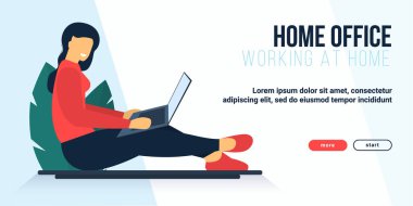 İçişleri Bakanlığı. Serbest çalışmak ya da konsept çalışmak. Düz stil ile sevimli illüstrasyon.