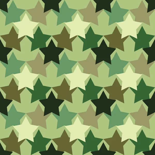 Camouflage pattern with the stars — Stock Photo, Image