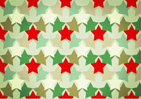 Camouflage pattern with red stars — Stock Photo, Image