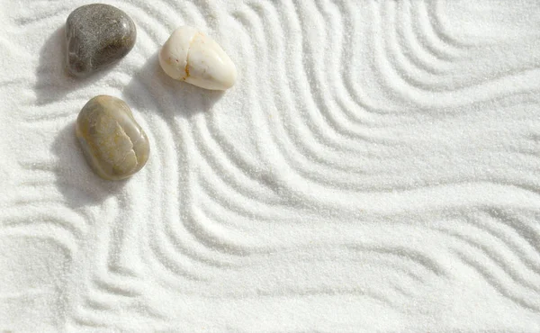 Pebbles Sand Background Appeasement — Stock Photo, Image