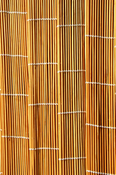 Tekstura Zbliżenie Rolety Bambusowe — Zdjęcie stockowe