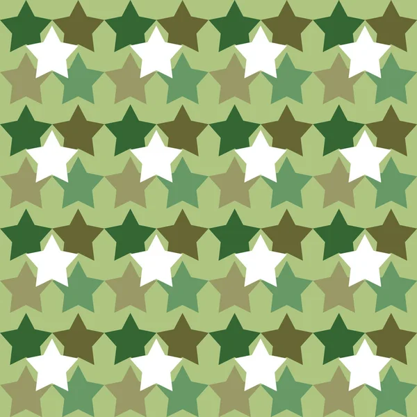 Kamouflage Mönster Med Stjärnorna — Stockfoto