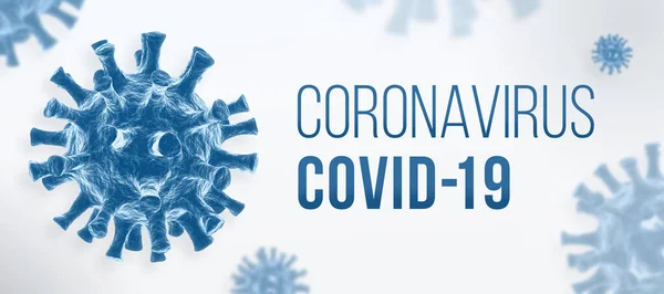 Coronavirus Covid Banner — Stock Photo, Image