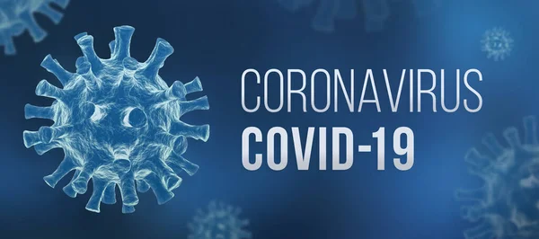 Coronavirus Covid Banner — Stockfoto