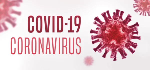 Coronavirus Covid Banner — Stockfoto