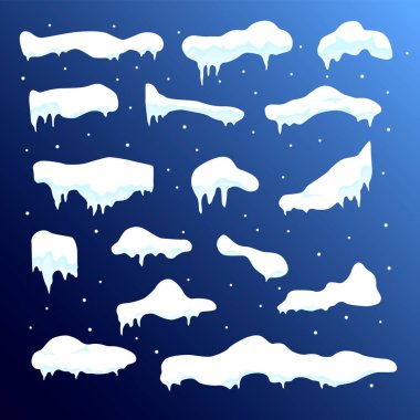 Kar, gölgeli buz örtüsü. 