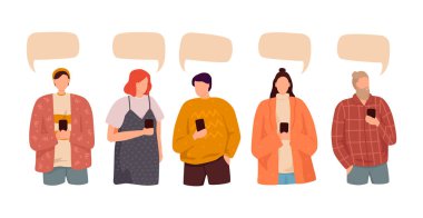 People speak and chatting. 