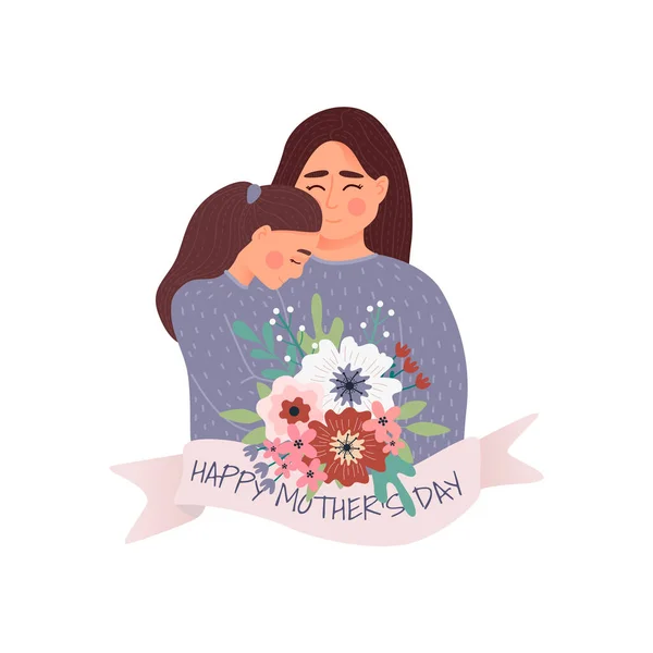 Feliz día de las madres Ilustración De Stock