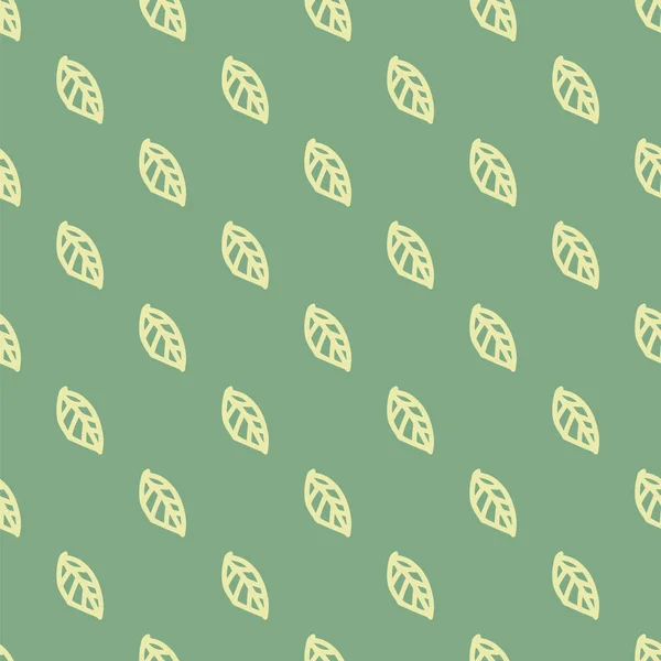Diseño de patrón de repetición de hoja sin costura de la selva — Archivo Imágenes Vectoriales
