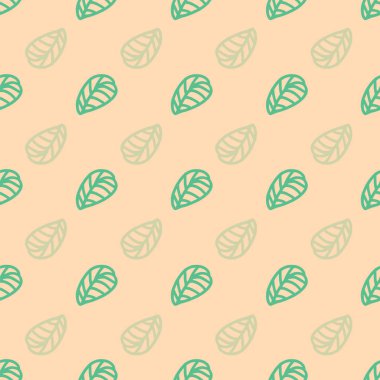 jungle seamless leaf repeat pattern design