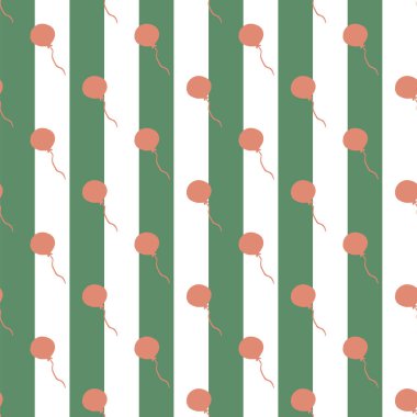 Basit, pürüzsüz tekrar desenli balon tasarımı