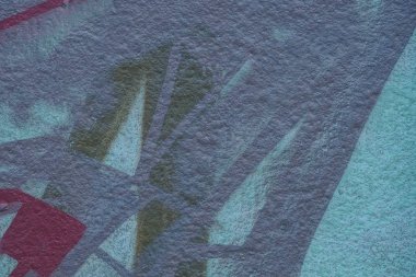 Kirli beton duvardan kahverengi gri taş dokusu