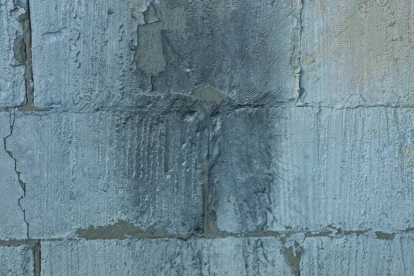 Stone Texture Gray Brick Wall Black Soot — Stock Photo, Image