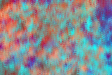 Soyutlama ve çarpıtma sonucu parlak renkli arkaplan