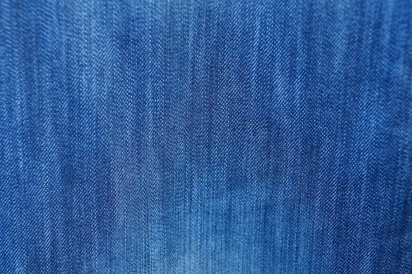 Niebieska Tkanina Tekstura Kawałka Starej Nędznej Bawełny Dżinsach — Zdjęcie stockowe
