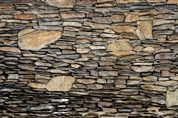 Many Masonry Stones Stone Wall Background — Stock Photo, Image