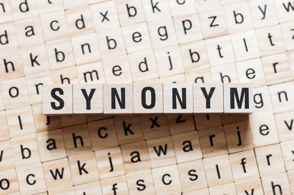 Synonym word concept — Stock Photo, Image