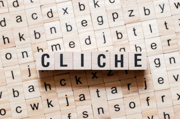 Cliche word concept