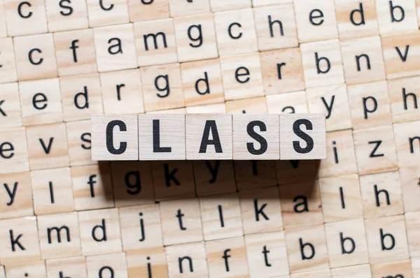 Conceito de palavra de classe — Fotografia de Stock